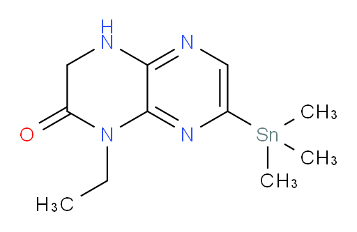 1-ethyl-7-(trimethylstannyl)-3,4-dihydropyrazino[2,3-b]pyrazin-2(1H)-one