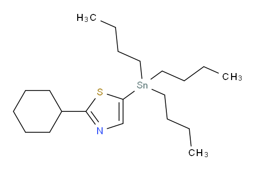 2-cyclohexyl-5-(tributylstannyl)thiazole