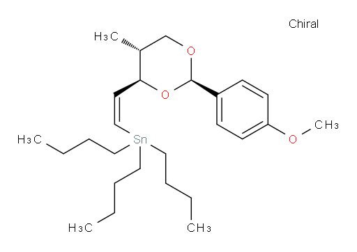 tributyl((Z)-2-((2R,4R,5R)-2-(4-methoxyphenyl)-5-methyl-1,3-dioxan-4-yl)vinyl)stannane
