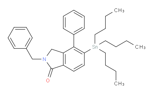 2-benzyl-4-phenyl-5-(tributylstannyl)isoindolin-1-one