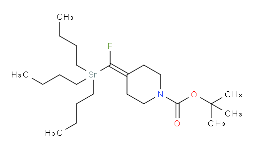 tert-butyl 4-(fluoro(tributylstannyl)methylene)piperidine-1-carboxylate