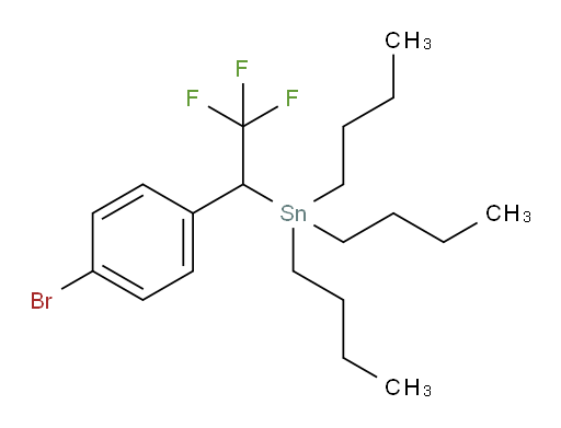 (1-(4-bromophenyl)-2,2,2-trifluoroethyl)tributylstannane
