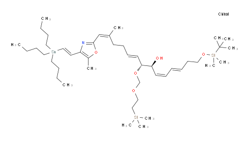 (8R,9S,10Z,12E)-2,2,17,17,18,18-hexamethyl-8-((1E,5Z)-5-methyl-6-(5-methyl-4-((E)-2-(tributylstannyl)vinyl)oxazol-2-yl)hexa-1,5-dien-1-yl)-5,7,16-trioxa-2,17-disilanonadeca-10,12-dien-9-ol