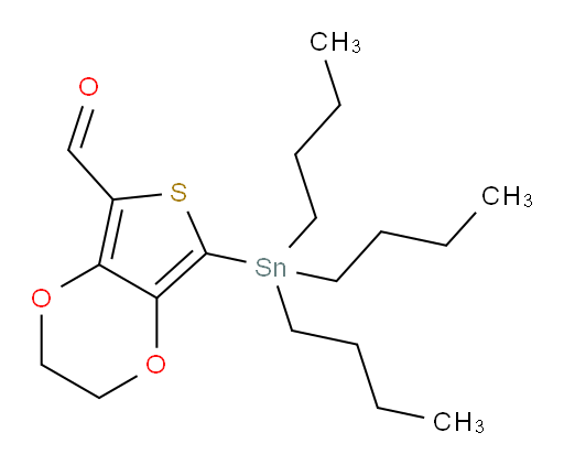 7-(tributylstannyl)-2,3-dihydrothieno[3,4-b][1,4]dioxine-5-carbaldehyde