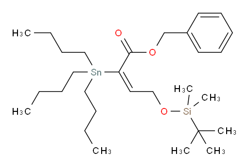 (E)-benzyl 4-((tert-butyldimethylsilyl)oxy)-2-(tributylstannyl)but-2-enoate