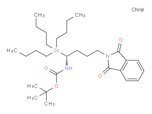 (R)-tert-butyl (4-(1,3-dioxoisoindolin-2-yl)-1-(tributylstannyl)butyl)carbamate