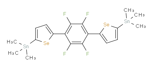 (5,5'-(perfluoro-1,4-phenylene)bis(selenophene-5,2-diyl))bis(trimethylstannane)