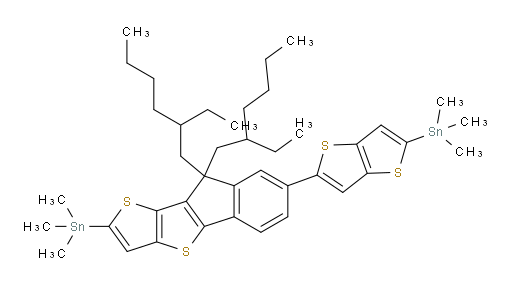 (5-(9,9-bis(2-ethylhexyl)-2-(trimethylstannyl)-9H-indeno[1,2-b]thieno[2,3-d]thiophen-7-yl)thieno[3,2-b]thiophen-2-yl)trimethylstannane