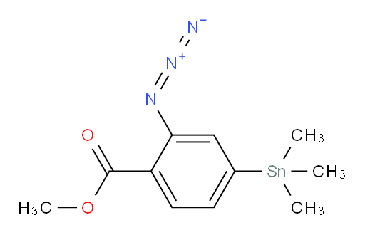 methyl 2-azido-4-(trimethylstannyl)benzoate