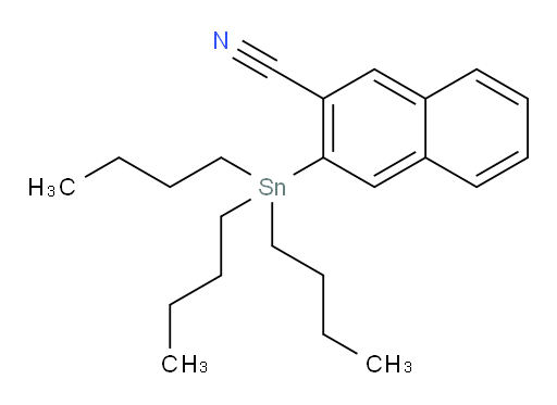 3-(tributylstannyl)-2-naphthonitrile