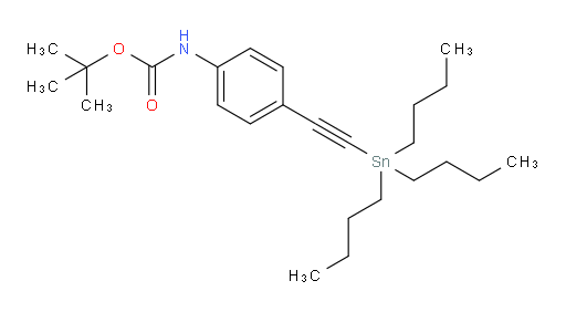 tert-butyl (4-((tributylstannyl)ethynyl)phenyl)carbamate