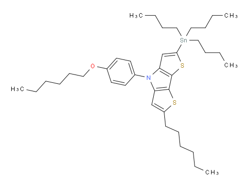 2-hexyl-4-(4-(hexyloxy)phenyl)-6-(tributylstannyl)-4H-dithieno[3,2-b:2',3'-d]pyrrole