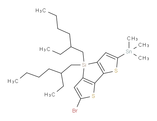 2-bromo-4,4-bis(2-ethylhexyl)-6-(trimethylstannyl)-4H-silolo[3,2-b:4,5-b']dithiophene