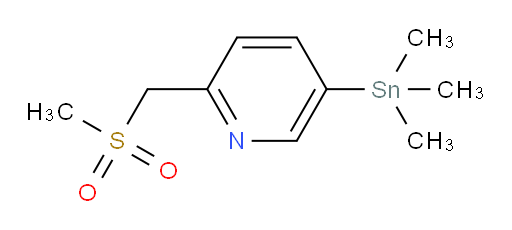 2-((methylsulfonyl)methyl)-5-(trimethylstannyl)pyridine