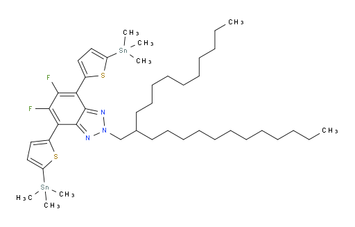 2-(2-decyltetradecyl)-5,6-difluoro-4,7-bis(5-(trimethylstannyl)thiophen-2-yl)-2H-benzo[d][1,2,3]triazole
