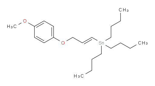 (E)-tributyl(3-(4-methoxyphenoxy)prop-1-en-1-yl)stannane