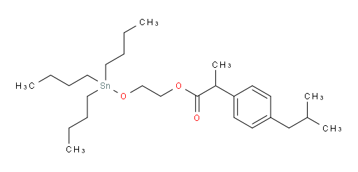 2-((tributylstannyl)oxy)ethyl 2-(4-isobutylphenyl)propanoate