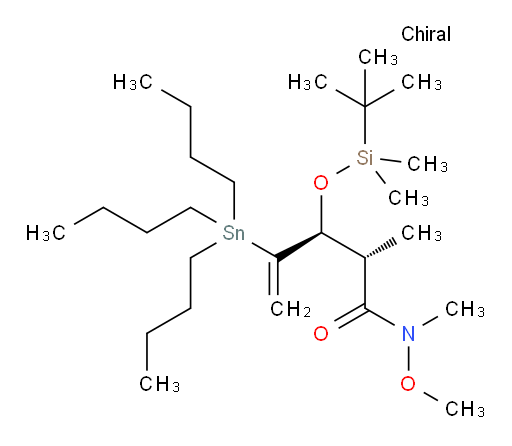 (2S,3S)-3-((tert-butyldimethylsilyl)oxy)-N-methoxy-N,2-dimethyl-4-(tributylstannyl)pent-4-enamide
