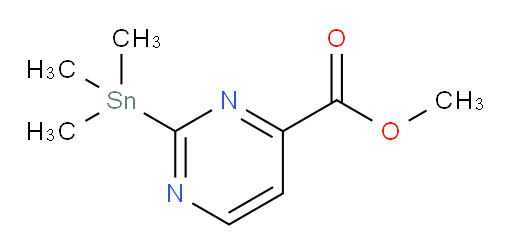 methyl 2-(trimethylstannyl)pyrimidine-4-carboxylate