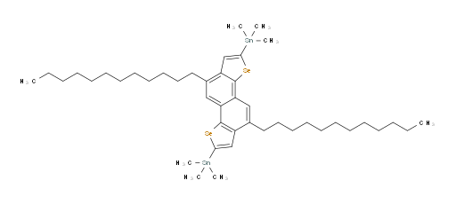 (5,10-didodecylnaphtho[1,2-b:5,6-b']bis(selenophene)-2,7-diyl)bis(trimethylstannane)