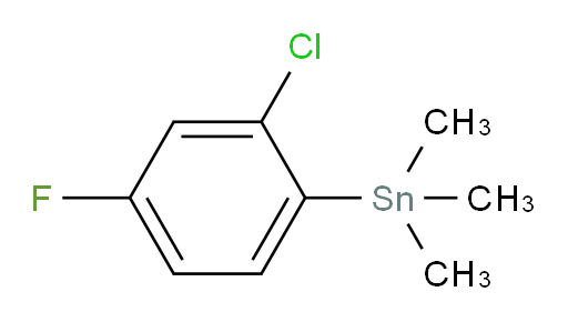 (2-chloro-4-fluorophenyl)trimethylstannane