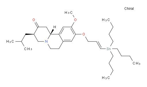 (3R,11bR)-3-isobutyl-10-methoxy-9-(((E)-3-(tributylstannyl)allyl)oxy)-3,4,6,7-tetrahydro-1H-pyrido[2,1-a]isoquinolin-2(11bH)-one
