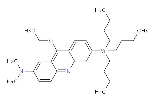 9-ethoxy-N,N-dimethyl-6-(tributylstannyl)acridin-2-amine
