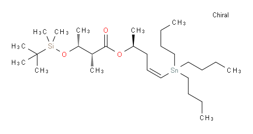(2R,3R)-(S,Z)-5-(tributylstannyl)pent-4-en-2-yl 3-((tert-butyldimethylsilyl)oxy)-2-methylbutanoate
