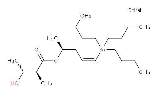 (2S,3R)-(S,Z)-5-(tributylstannyl)pent-4-en-2-yl 3-hydroxy-2-methylbutanoate