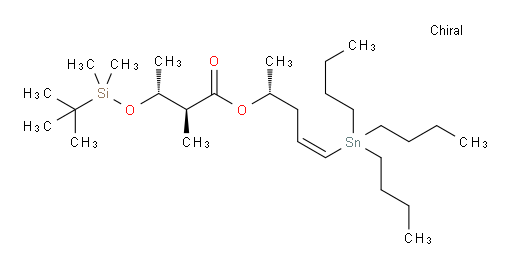 (2S,3R)-(R,Z)-5-(tributylstannyl)pent-4-en-2-yl 3-((tert-butyldimethylsilyl)oxy)-2-methylbutanoate