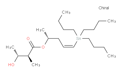 (2S,3R)-(R,Z)-5-(tributylstannyl)pent-4-en-2-yl 3-hydroxy-2-methylbutanoate