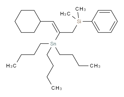 (Z)-(3-cyclohexyl-2-(tributylstannyl)allyl)dimethyl(phenyl)silane