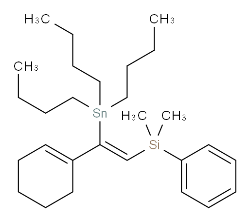 (Z)-(2-(cyclohex-1-en-1-yl)-2-(tributylstannyl)vinyl)dimethyl(phenyl)silane