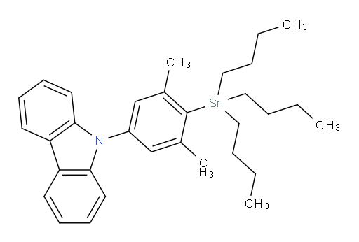 9-(3,5-dimethyl-4-(tributylstannyl)phenyl)-9H-carbazole