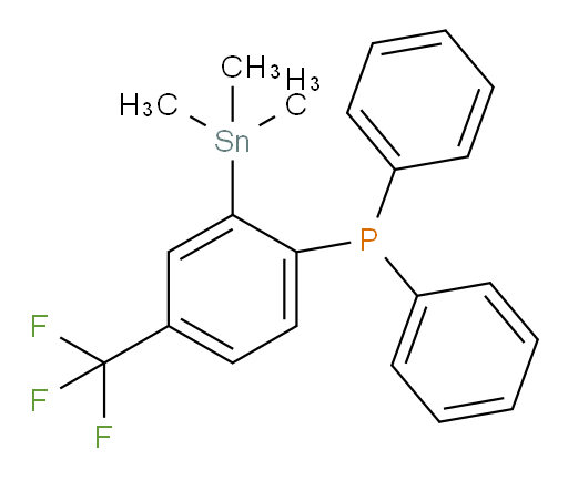diphenyl(4-(trifluoromethyl)-2-(trimethylstannyl)phenyl)phosphine