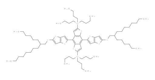(4,8-bis(5-((2-hexyldecyl)thio)thieno[3,2-b]thiophen-2-yl)benzo[1,2-b:4,5-b']dithiophene-2,6-diyl)bis(tributylstannane)