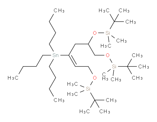 (E)-9-((tert-butyldimethylsilyl)oxy)-2,2,3,3,12,12,13,13-octamethyl-7-(tributylstannyl)-4,11-dioxa-3,12-disilatetradec-6-ene