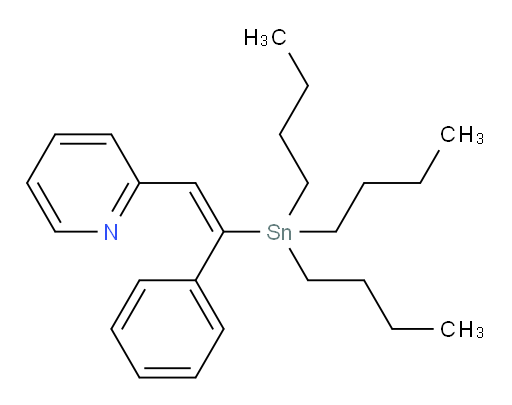(E)-2-(2-phenyl-2-(tributylstannyl)vinyl)pyridine