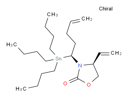 (S)-3-((S)-1-(tributylstannyl)pent-4-en-1-yl)-4-vinyloxazolidin-2-one