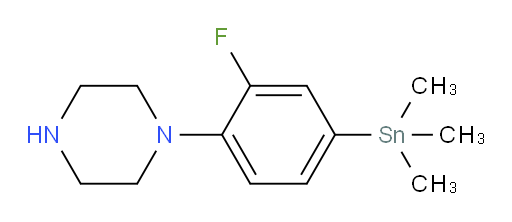 1-(2-fluoro-4-(trimethylstannyl)phenyl)piperazine