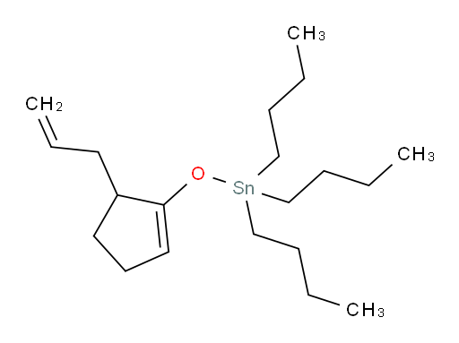 ((5-allylcyclopent-1-en-1-yl)oxy)tributylstannane