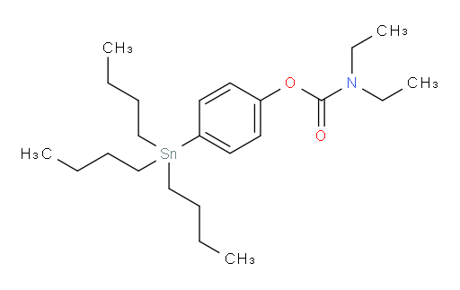 4-(tributylstannyl)phenyl diethylcarbamate