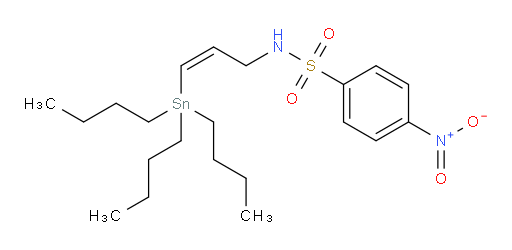(Z)-4-硝基-N-(3-(三丁基锡基)烯丙基)苯磺酰胺