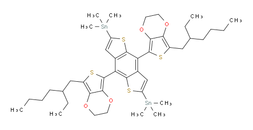 (4,8-bis(7-(2-ethylhexyl)-2,3-dihydrothieno[3,4-b][1,4]dioxin-5-yl)benzo[1,2-b:4,5-b']dithiophene-2,6-diyl)bis(trimethylstannane)