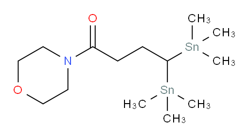 1-morpholino-4,4-bis(trimethylstannyl)butan-1-one
