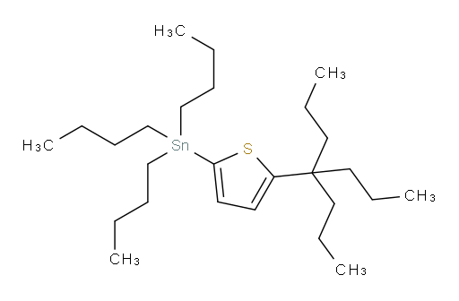tributyl(5-(4-propylheptan-4-yl)thiophen-2-yl)stannane