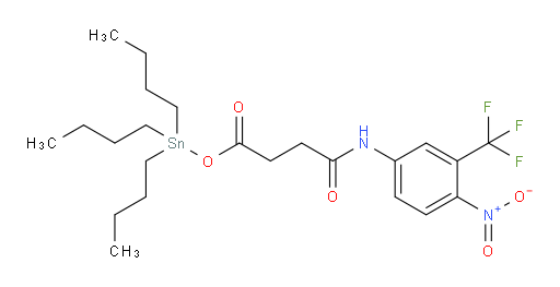 tributylstannyl 4-((4-nitro-3-(trifluoromethyl)phenyl)amino)-4-oxobutanoate