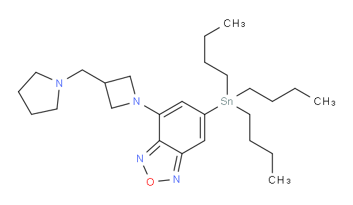 4-(3-(pyrrolidin-1-ylmethyl)azetidin-1-yl)-6-(tributylstannyl)benzo[c][1,2,5]oxadiazole