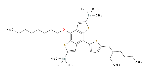 (4-(5-(2-ethylhexyl)thiophen-2-yl)-8-(octyloxy)benzo[1,2-b:4,5-b']dithiophene-2,6-diyl)bis(trimethylstannane)