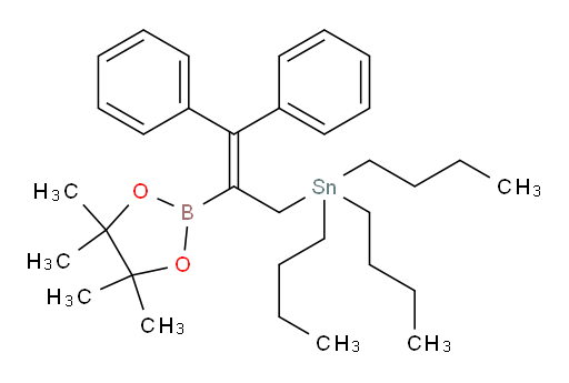 tributyl(3,3-diphenyl-2-(4,4,5,5-tetramethyl-1,3,2-dioxaborolan-2-yl)allyl)stannane